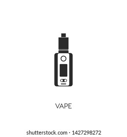 Vape icon vector. Vape symbol. Linear style sign for mobile concept and web design. Vape symbol illustration. Pixel vector graphics - Vector.
