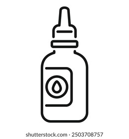 Vape liquid bottle with drop logo for vaping electric cigarette