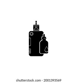 Vape and liquid icon vector illustration