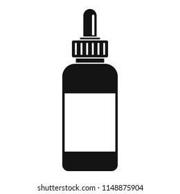 Vape liquid reserve icon. Simple illustration of vape liquid reserve vector icon for web design isolated on white background