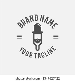 Vape liquid shop logo. Simple illustration of vape liquid shop logo for web design isolated on white background