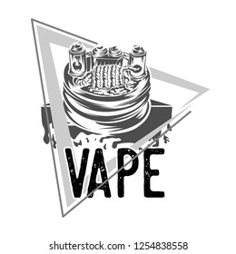 Vape logo vector, Vaping Vector Illustration