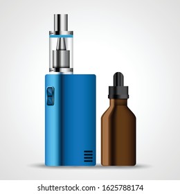 VAPE MOCK UP BOTTLE VECTOR DESIGN 