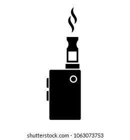 Vape Mod Vector Icon On White Stock Vector (Royalty Free) 1063073753 ...