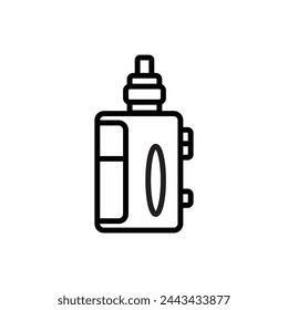 Vape Mods Ilustración vectorial de contorno