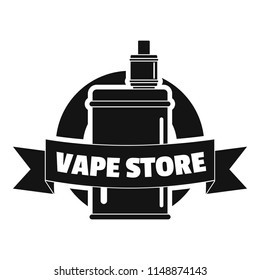 Vape New Store Logo Simple Illustration Stock Vector (Royalty Free ...