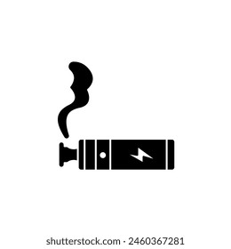 icono de línea de concepto de vape pen. Ilustración de elemento simple. Diseño de símbolo de esquema de concepto de lápiz de vape.