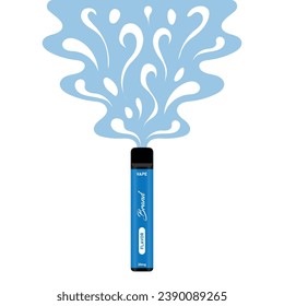 Bolígrafo Vape Bolígrafos electrónicos desechables cigarrillos de bolígrafo electrónico cigarrillos ilustración vectorial