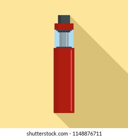 Vape Pen Icon. Flat Illustration Of Vape Pen Vector Icon For Web Design