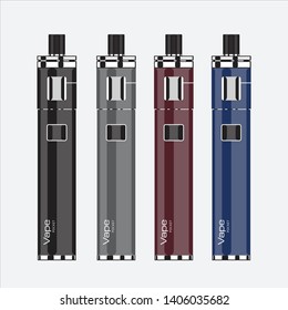 Vape Pocket Electric Cigar Vector Illustration