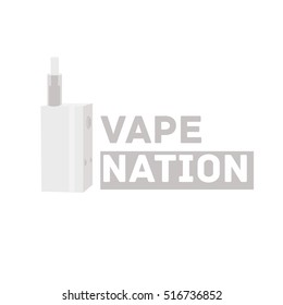 Vape shop logo. 