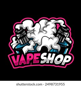 Vape Shop Logo Firmenvorlage