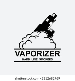 Vape Shop Logo Design Concept Vector. Vaping Logo Design Template