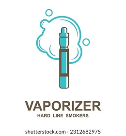 Vape Shop Logo Design Concept Vector. Vaping Logo Design Template