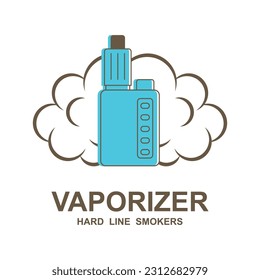 Vape Shop Logo Design Concept Vector. Vaping Logo Design Template