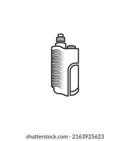 VAPE SMOKE CIGARETTE SIMPLE LOGO IDEA