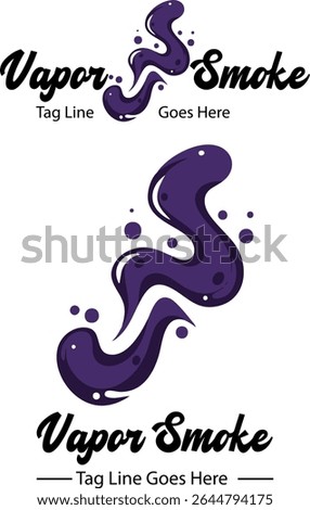 Vape Smoke Electric e cigarette Logo 