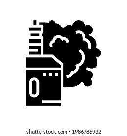 vape smoke glyph icon vector. vape smoke sign. isolated contour symbol black illustration