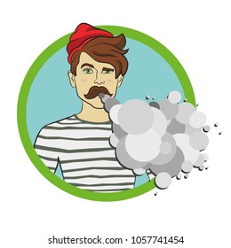 vape smoking guy