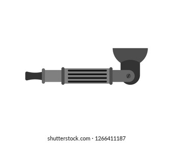 Vape Smoking pipe Electronic cigarette. Vector illustration