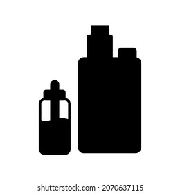 Vape Smoking Tools Icon Design Vector Ilustrator