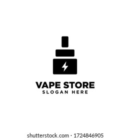 Vape Store Logo Design Template