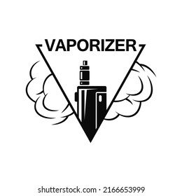 Vape store logo design template
