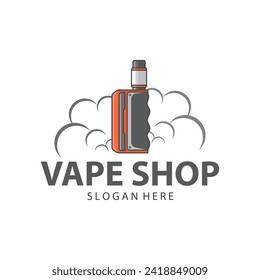 Logo del almacén Vape Diseño vectorial gráfico