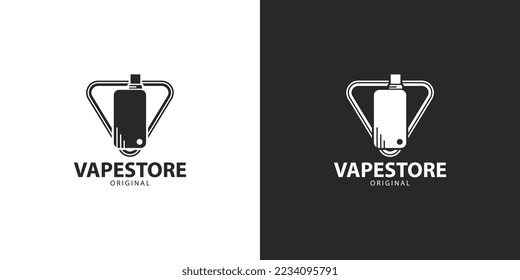 vape store logo template minimalist idea