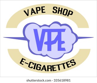 vape vaping electronic emblem vaporize