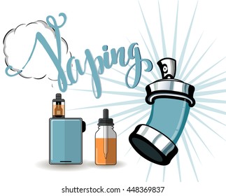  Vape vector illustration