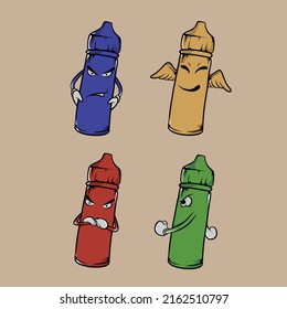 vape vector illustration with an attractive appearance for the purposes of branding stickers and so on
