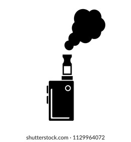 Vape vector pictogram on white background