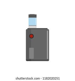 Vaping box icon. Flat illustration of vaping box vector icon for web design