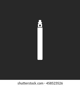 vaping kit mechanical mod sign simple icon on background