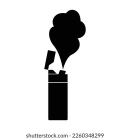 Vaping logo.vector illustration template design