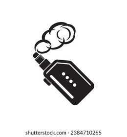 Vaping logo.vector illustration template design
