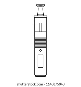 Vaping pen icon. Outline vaping pen vector icon for web design isolated on white background