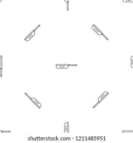 Vapor fry pan pattern seamless vector repeat geometric for any web design