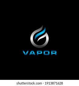 Vapor Logo Design,Vape Smoke Icon Template