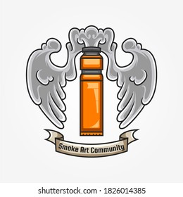 vapor logo illustration art design