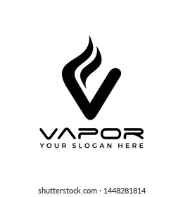 Vapor logo template vector illustration