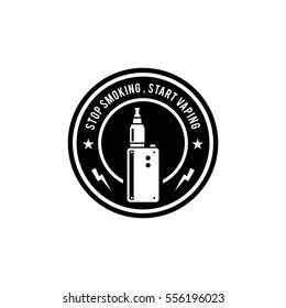 Vapor Retro Badge