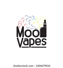 Vapor Smoke Electric Logo Vector
