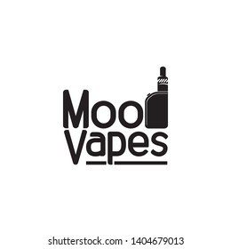 Vapor Smoke Electric Logo Vector