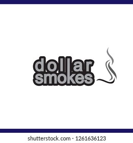 vapor smoke logo vector template