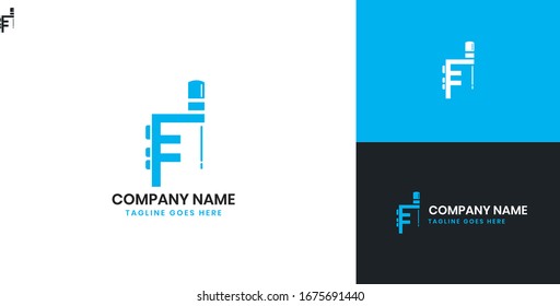 Logo im Vapor-Store - Alle Elemente auf dieser Vorlage sind mit Vektorillustration-Software editierbar