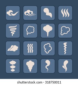 Vapor vector icons