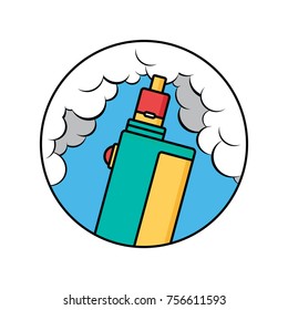 vaporizer mod vaping vector art