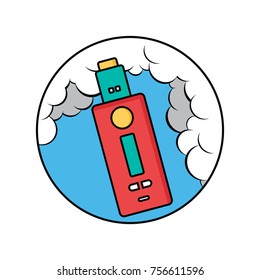 vaporizer mod vaping vector art